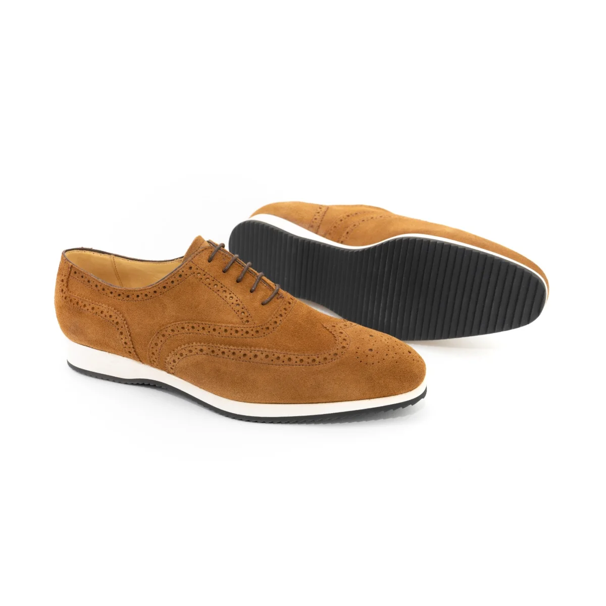 sneakers homem camur&ccedil;a Tabaco