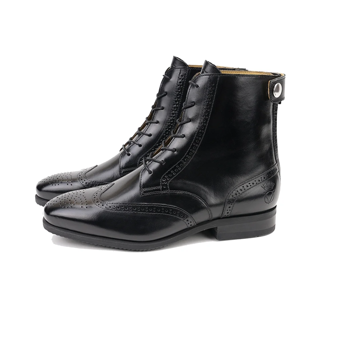 d&acute;ornellas boots senhora, pele preto